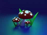 3D Mushrooms