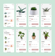Mobile application for indoor plants