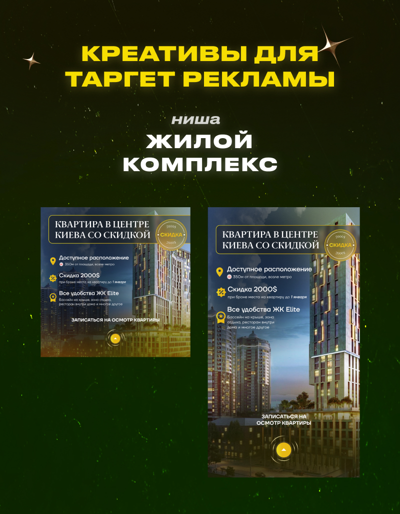 Креативы для Таргет Рекламы | Жилой Комплекс