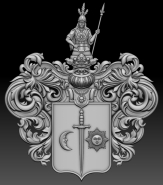 Герб з амазонкою