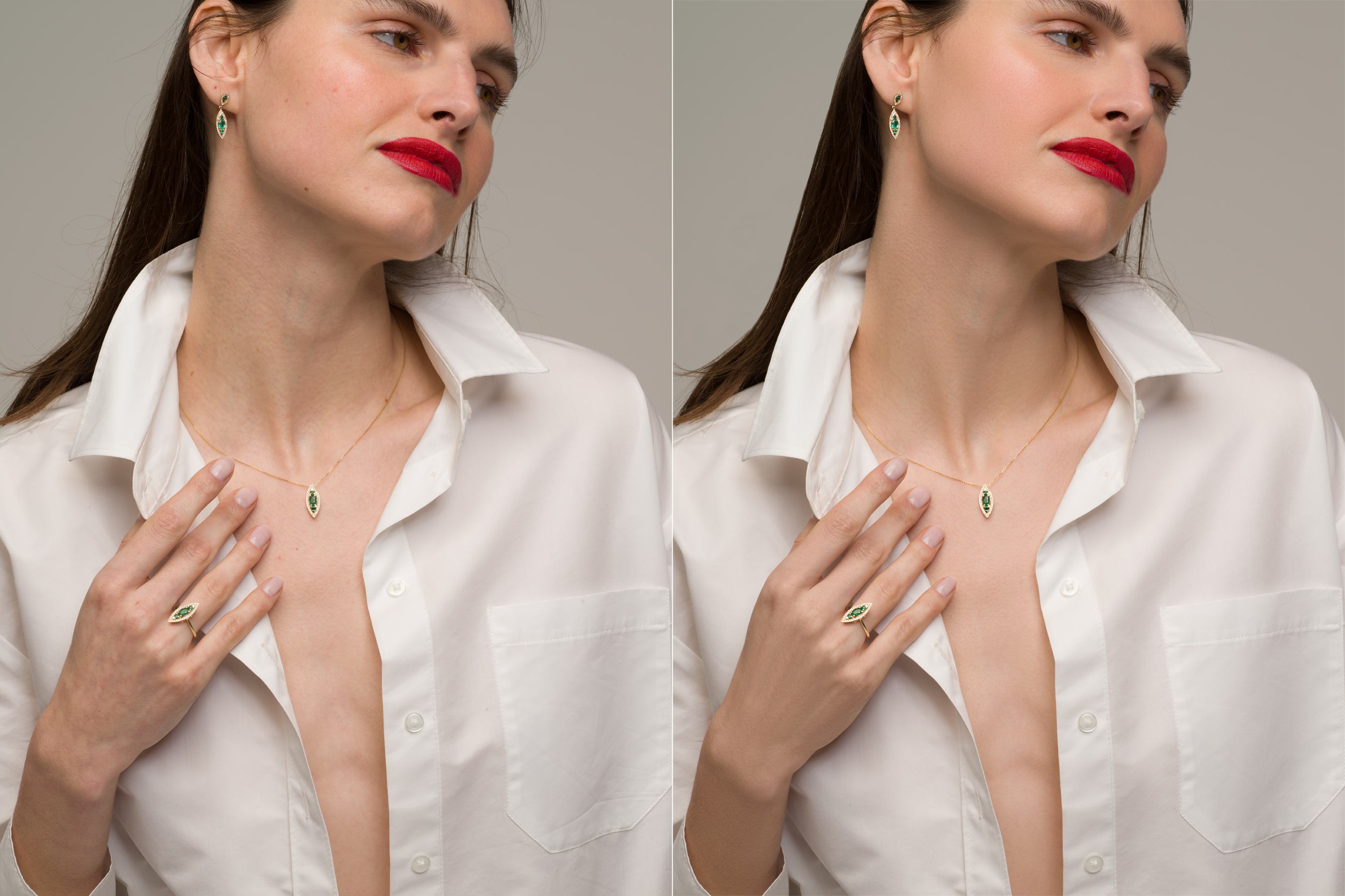 ретушь кожи